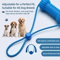 thumbnail image 3 of Dual-Action Canine Dental Prop, Dog Chew Toy with Rope, Durable Rubber Bone Toy for Teeth Cleaning & Tug of War, Suitable for Small Medium Large Dogs (2pcs), 3 of 10