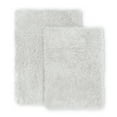thumbnail image 1 of Clara Clark Non Slip Shaggy Bath Rug Set - 2 Piece Set, Small/Large - White, 1 of 4
