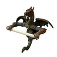 thumbnail image 3 of Gallickan Halloween Decoration Toilet Paper Holder, Dragon Resin Statue for Toilet Paper Storage for Indoor Halloween Decor, Home Party Supplies, Bathroom Accessories, 3 of 8