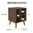 thumbnail image 5 of Boyd Sleep Warwick Mid-Century Modern Nightstand, Walnut, 5 of 7
