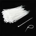 thumbnail image 2 of 200PCS 5.91 Inch White Zip Ties Heavy Duty - Industrial 50 lbs Tensile Strength Clear Cable Ties,UV & Weather Resistant tie wraps,Self-Locking for Cable Management,Outdoor Use,and Home Organization, 2 of 8