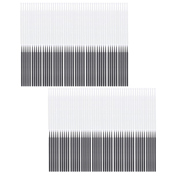 Aplicador De Maquillaje Flexible, Higiénico, 200 Unidades, Microaplicador Desechable, Elimina El Exceso De Maquillaje De Ojos, Hisopos De Algodón Para Maquillaje, Extensiones De ANGGREK Disposable Micro Brush