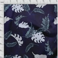 thumbnail image 4 of oneOone Cotton Cambric Navy Blue Fabric Ocean Underwater Life Dress Material Fabric Print Fabric By The Yard 42 Inch Wide, 4 of 4