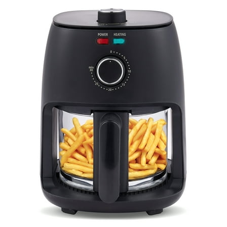 Elite Gourmet EAFL2500 2.3L Glass Air Fryer