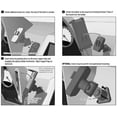 thumbnail image 3 of ARKON Slim-Grip Ultra 1" Multiangle Adhesive or Screw Dashboard or Console Mount, Black (SM628), 3 of 3