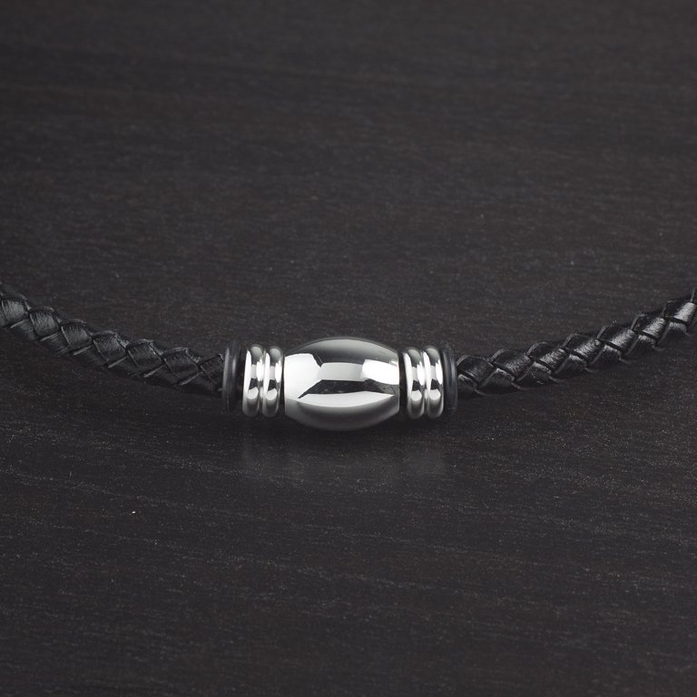 Black Leather Braided Necklace – Nau-T-Girl Jewelry