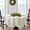 Ivory, variant on Threadmade Poinsettia Elegance Jacquard Holiday Tablecloth, Gold - 60"W x 144"L