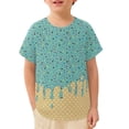 thumbnail image 4 of WhouRiu Boys Ice Cream Graphic Tees Kids Short Sleeve Crew Neck Tshirt Comfortable Cute Casual Summer T Shirts,8-9 Years, 4 of 4