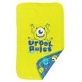thumbnail image 4 of Disney Pixar Monsters Inc. Mike Zip Up Sleep N' Play Bib Blanket and Burp Cloth 4 Piece Outfit Set Newborn, 4 of 5