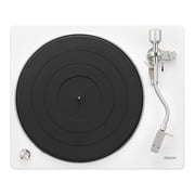 Denon Hi-Fi Turntable with Speed Auto Sensor (White)