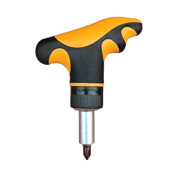 Hexagon Screwdriver Set 72 Teeth Ratchet Screwdriver For Extended Use Ergonomic Handle Lockable Ratchet Design