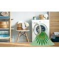 thumbnail image 2 of Ahgly Company Machine Washable Indoor Square Transitional Jade Green Area Rugs, 3' Square, 2 of 7