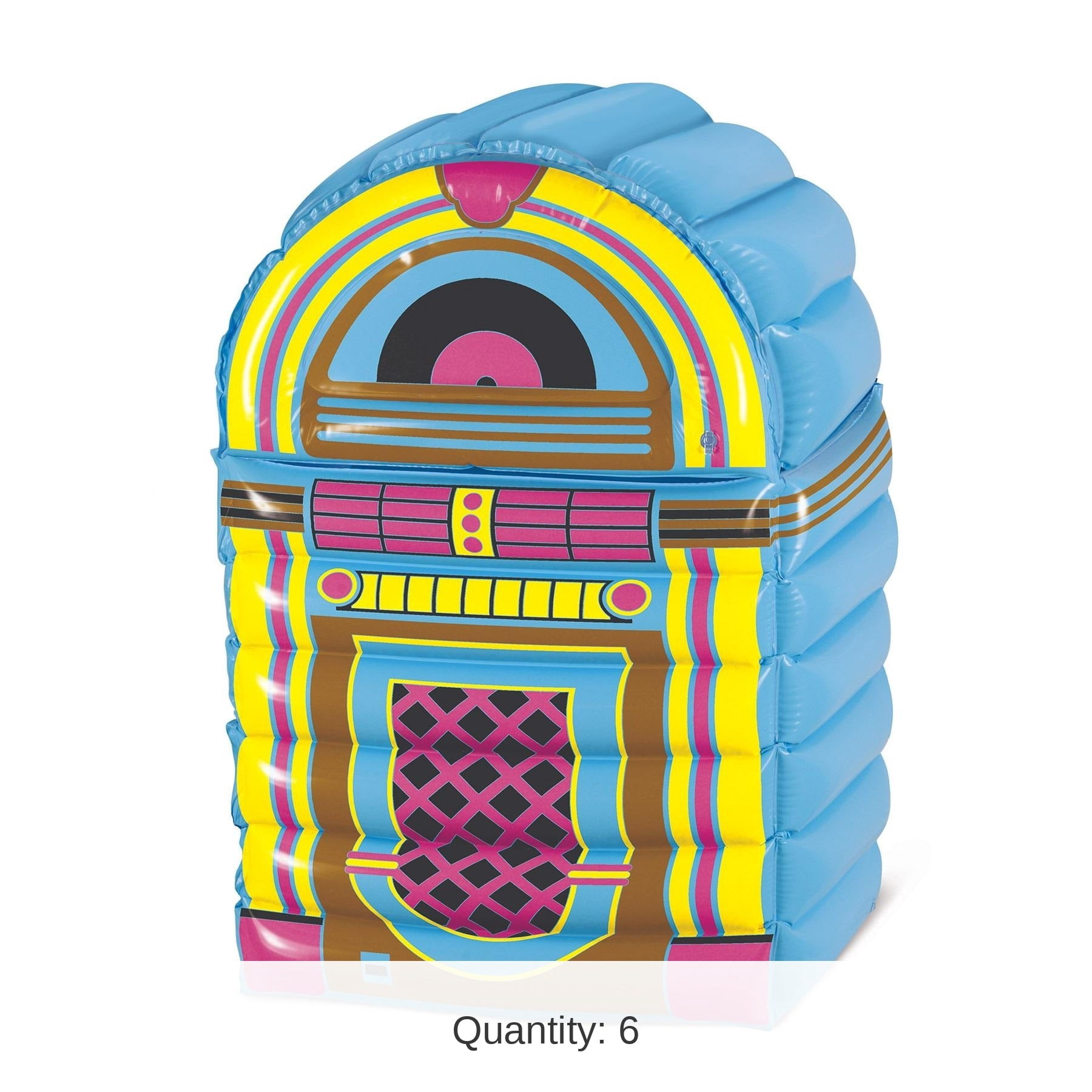 6 Pack Beistle Inflatable Jukebox Party Cooler