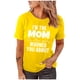 thumbnail image 1 of Camiseta de mujer Camisetas divertidas y lindas Camiseta de manga corta Regalo del día de la madre Blusa con estampado de letras personalizadas Pompotops  hkajfhjk464472, 1 of 8