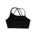 thumbnail image 4 of Zaldita Kids Girls Gymnastics/Ballet/Dance/Swim Outfits Sports Bra Crop Tops and Booty Shorts Active Black 14, 4 of 7