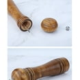thumbnail image 5 of Small Wood Salt and Pepper Grinder , Salt Mill Pepper Grinder Set, Pepper Mill, Salt Shakers with Adju5 inches - Pack of 2, 5 of 5