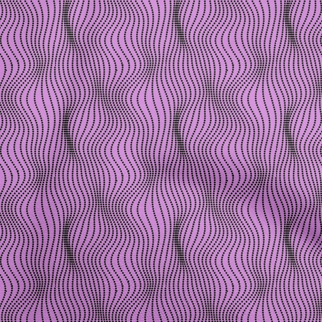 oneOone Polyester Spandex Purple Fabric Moire Sewing Craft Projects Fabric Prints By Yard 56 Inch Wide