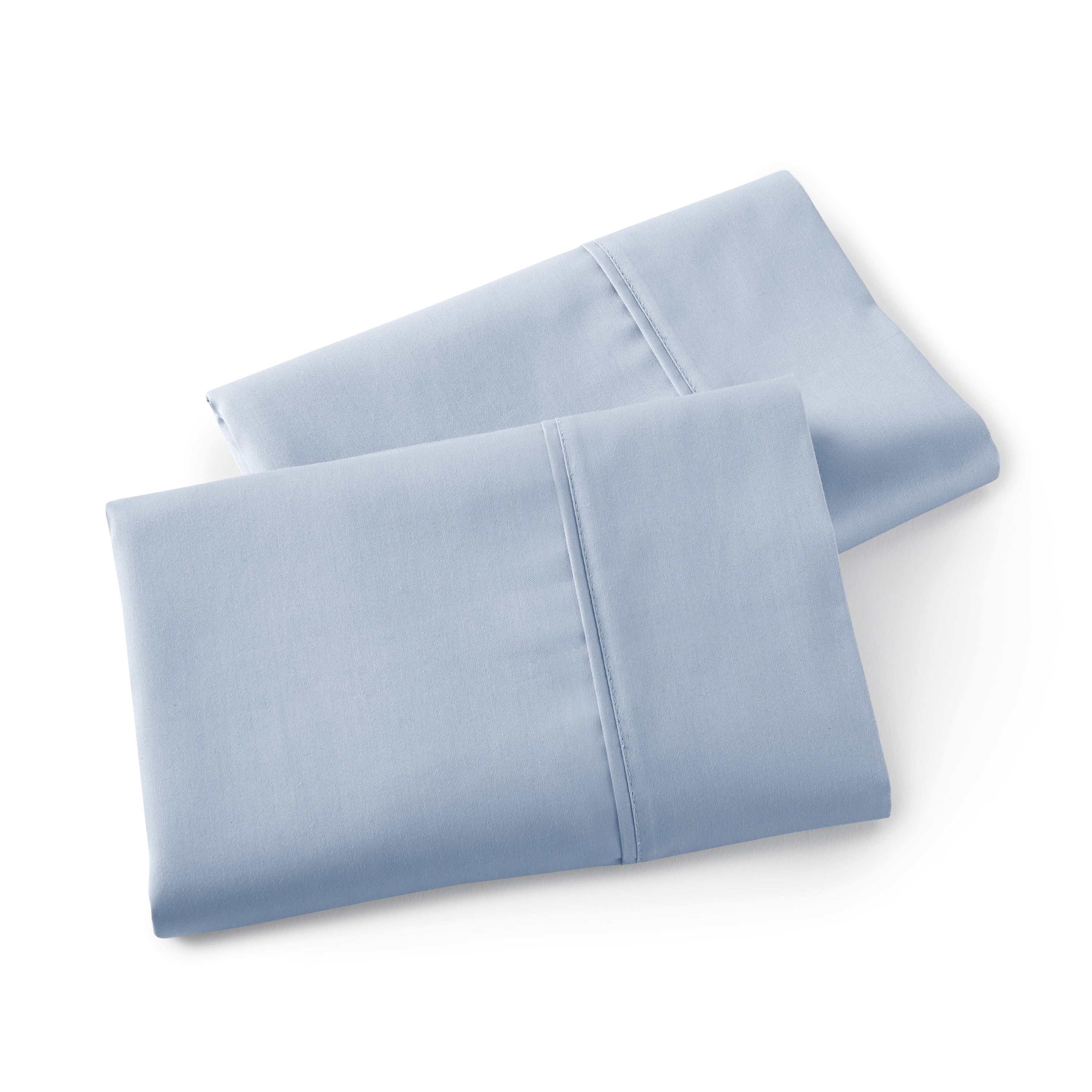 Better Homes & Gardens 2-Piece 300 Thread Count Blue Water Cotton Sateen Pillowcase Set, King
