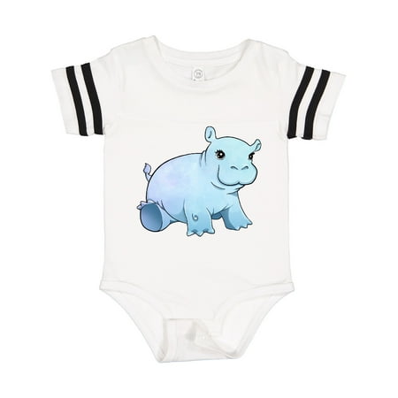 

Inktastic Cute Baby Hippo Gift Baby Boy or Baby Girl Bodysuit