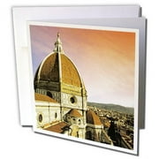 3dRose Cathedral, Duomo Santa Maria Del Fiore, Florence Italy - EU16 MGL0072 - Miva Stock - Greeting Cards, 6 by 6-inches, set of 12
