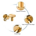 thumbnail image 3 of EEEkit 12pcs Modern Cabinet Knobs, Aluminum Alloy Drawer Pulls for Dressers, Closet Doors, Gold, 3 of 6