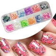 thumbnail image 4 of SPRING PARK Star Flakes Nail Art Sequins Paillette Confetti Holographic Laser Shining Gel Colorful Nails Decoration DIY Acrylic Nail Supplies Manicure Tips, 4 of 7