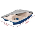 thumbnail image 4 of Pedal Boat Cover,Heavy Duty Waterproof & Anti-UV Paddle Boat Cover,210D Coated Oxford Fabric with Elastic Hem (286x122cm Black,Only cover), 4 of 5