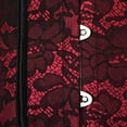 thumbnail image 4 of Gothic Corset Overbust Lace up Corset For Women Corsets Bustier Top Waist Training Red M, 4 of 4
