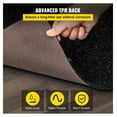 thumbnail image 4 of Marine Carpet 6 x 36 ft, Charcoal Black Boat Carpeting, Indoor/Outdoor Boat Carpet Roll, Waterproof TPR Backing for Boat, Patio, Deck, Porch, 4 of 6