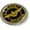 Semi-Flexible Aluminum Bezel - Style 1, variant on [U.S. Navy Officially Licensed Product] - U.S. Naval Aviation 3D Domed CAR Emblem Badge Sticker Round