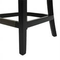thumbnail image 4 of Jennifer Taylor Home Sonoma 26" Upholstered Bar Stool (Set of 2), Onyx Black, 4 of 12