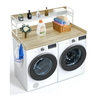 HOTLUU Washer Dryer Countertop, Countertop For Washer And Dryer With Non-Slip Pads