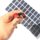 thumbnail image 3 of Panel solar de polisilicio de 2 x 5 W y 12 V para exteriores, portátil, resistente al agua, con pinzas, que puede cargar baterías de 9 a 12 V, 3 of 8