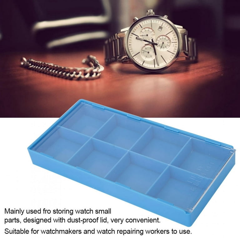 LYUMO Watch Parts Organizer,Plastic Watch Parts Storage Box