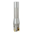 thumbnail image 4 of Accusize - 1-1/4" x 5-27/32" 90 Degree R8 Shank Indexable End Mills with 3 APKT1604 Carbide Inserts, #0028-6904, 4 of 11