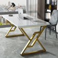 thumbnail image 2 of Study Simplicity Office Desks Bedroom Modern Write Luxury Office Desks Workbench Computer Escritorio Ordenador Furniture QF50OD My Lux Decor Round, 2 of 18