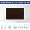 thumbnail image 2 of Striped Brown Bathroom Rug Mat 20"x32" Ultra Soft, Non Slip Chenille Bath Rugs, Absorbent Plush Shaggy Bath Mats for Bathroom, Bedroom, Kitchen, Shower, Tub, 2 of 6