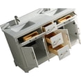 thumbnail image 4 of Vanity Art 60 inch double sink bathroom vanity set with super white engineered marble top., 4 of 10