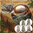 thumbnail image 7 of Ultralight Camouflage Camping Sleeping Bag,Thick Insulated Cotton Envelope Sleeping Bag,Waterproof Portable Rectangular Sleeping Bag for Adults Kids,Cold Weather Camping Hiking Fishing Emergency Use, 7 of 7