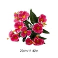 thumbnail image 3 of CuiLiyq Artificial Silk Flowers, Hot Pink Faux Bouquet Florals Arrangements Decor for Farmhouse Home Boho Wedding Table Centerpiece, Fake Plastic Flower Bulk for Vase Decoration (Hot Pink), 3 of 6