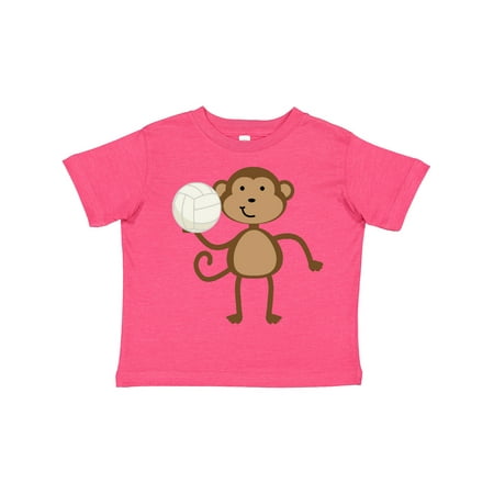 

Inktastic Volleyball Monkey Boy Gift Toddler Boy Girl T-Shirt