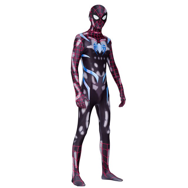 Ni?os Miles Morales disfraz Spiderman Cosplay mono Halloween Cosplay traje