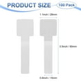 thumbnail image 3 of Uxcell 100-Pack Ataduras de Cable de Gancho y Bucle, 3.5 x 1.1 Pulgadas Organizador de Cables Autoadhesivo Ajustable para Escritorio [Blanco], 3 of 7