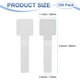 thumbnail image 3 of Uxcell 100-Pack Ataduras de Cable de Gancho y Bucle, 3.5 x 1.1 Pulgadas Organizador de Cables Autoadhesivo Ajustable para Escritorio [Blanco], 3 of 7