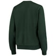 thumbnail image 4 of Women's Colosseum Green Miami Hurricanes Campanile Pullover Sweatshirt, 4 of 4