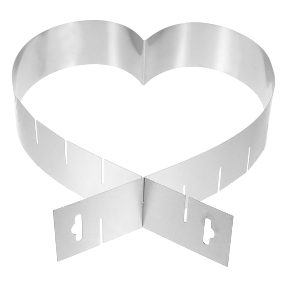 Raindrops  Burger Ring Baking Cake Supplies Dessert Mold Rings for Pastry Molds Silver