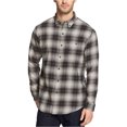 thumbnail image 1 of G.H. Bass & Co. Mens Fireside Flannel Button Up Shirt, Grey, Small, 1 of 1