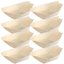 UNOMOR 120pcs Appetizer Bowls Small Bowls for Snacks Pine Wood Space-saving for Home Users