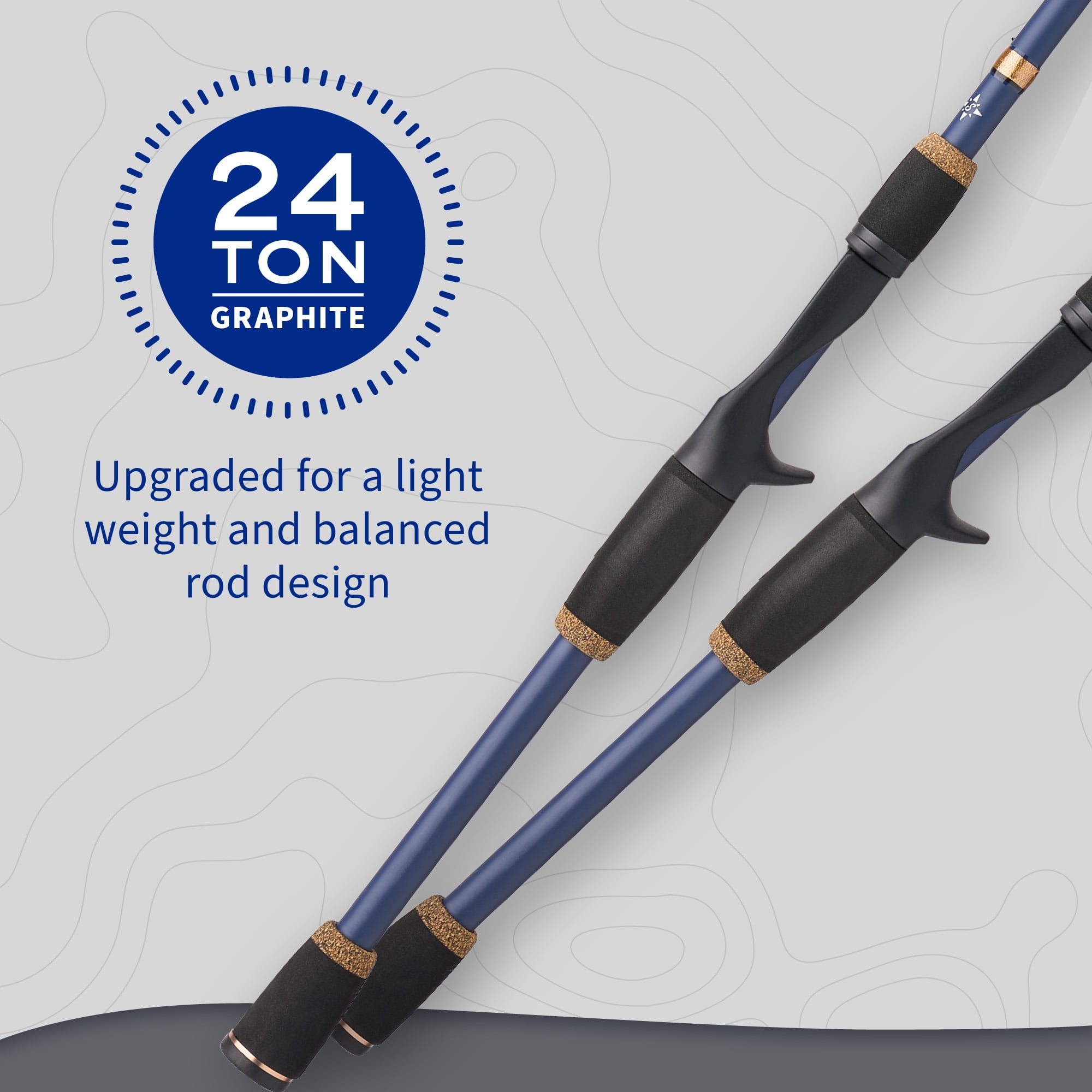 Shakespeare Summit Baitcast Combo 7' 1-Piece Fishing Rod and Reel Combo
