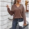 thumbnail image 1 of Jersey de invierno Ticfox blusa de mujer manga larga hogar otoño, 1 of 9